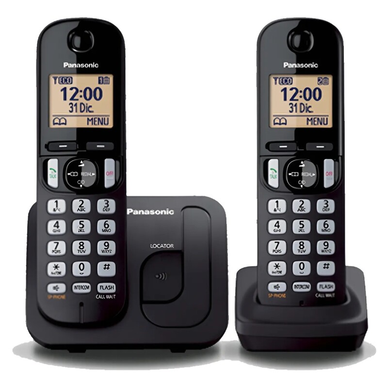 Telefono Inalambrico Panasonic 212 2 Bases Con Captor Telefono Inalambrico Panasonic 212 2 Bases Con Captor