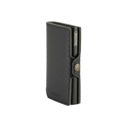 Billetera Baleine Kansas Carbon Fiber Negro