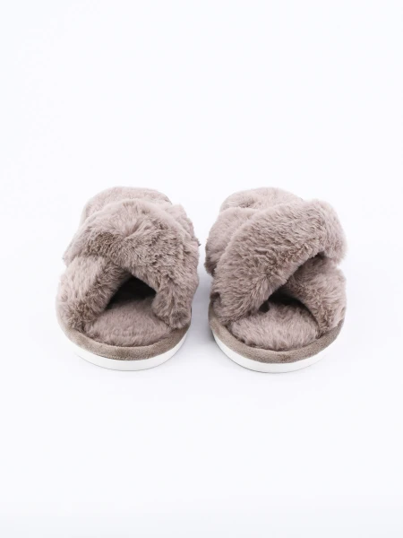PANTUFLA MILI MARRON