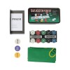 Set de 200 fichas de poker + cartas + paño Set de 200 fichas de poker + cartas + paño