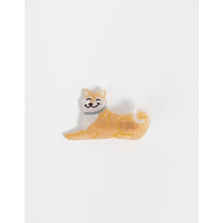 Piquito Acrílico Perrito Combinacion Bicolor