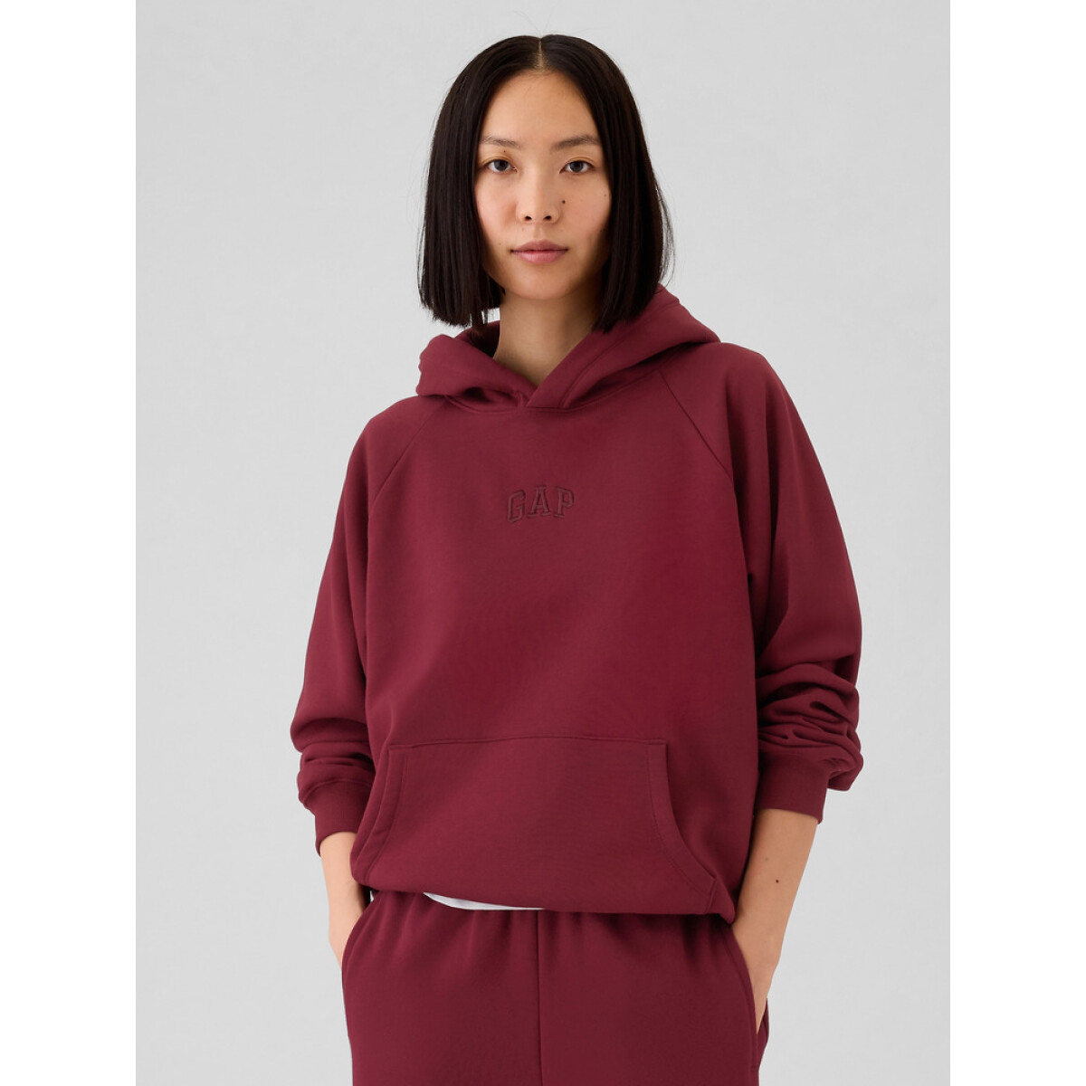 FLEECE STANDARD PO HOOD - RED DELICIOUS 