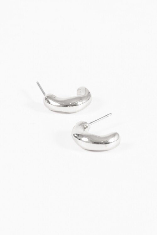 Aros basic plateado