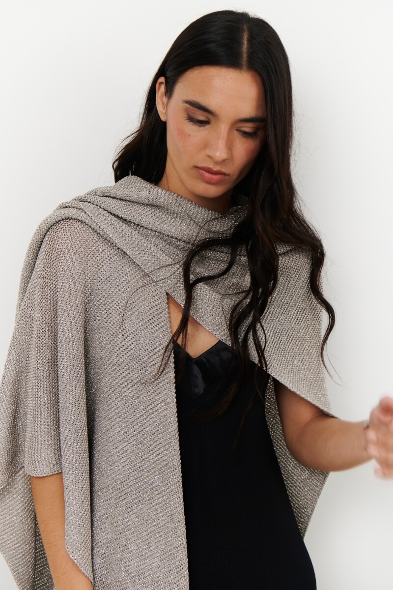 RUANA GLAM PLATA