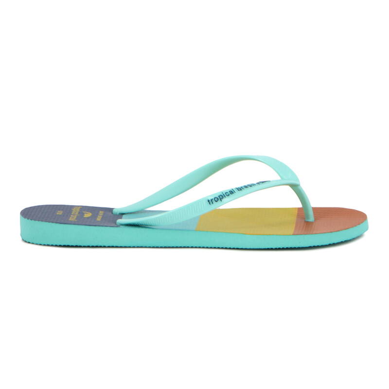 Chanclastropical Brasil Ojota Slim Fashion Premium De Mujer - Turquesa/turquesa Turquesa-turquesa