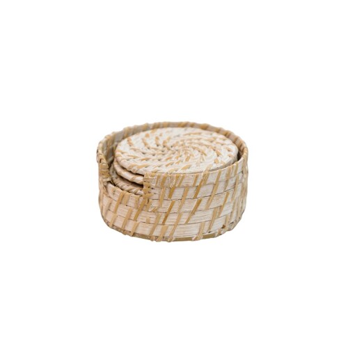 Set 6 Posavasos - Angra - Natural Set 6 Posavasos - Angra - Natural