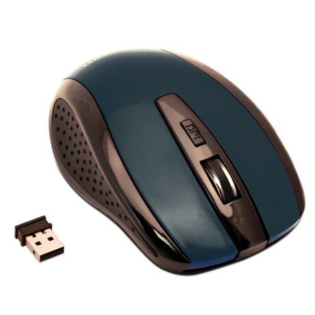 Mouse Inalámbrico ARGOM 2.4Ghz Seis Botones - Blue Mouse Inalámbrico ARGOM 2.4Ghz Seis Botones - Blue