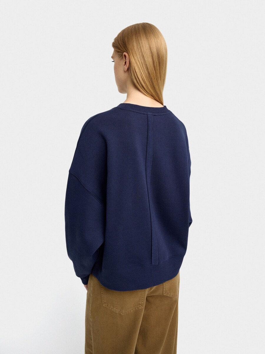 Sudadera 100% Algodón azul-marino