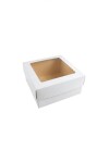 Caja 20x20x9,5 c/visor. BLANCO