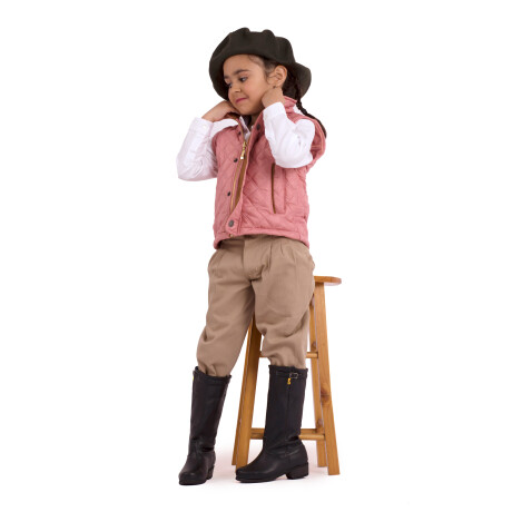 Chaleco Capitoneado de niño Rosa