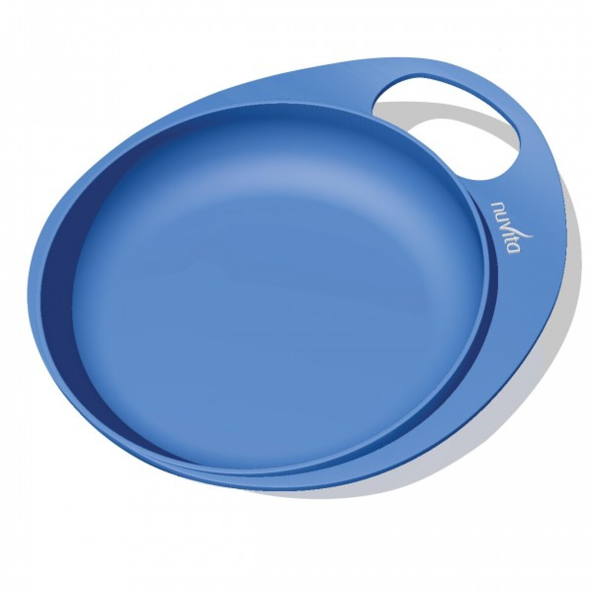Plato Nuvita Easy Eating con Anillo de Agarre - AZUL 