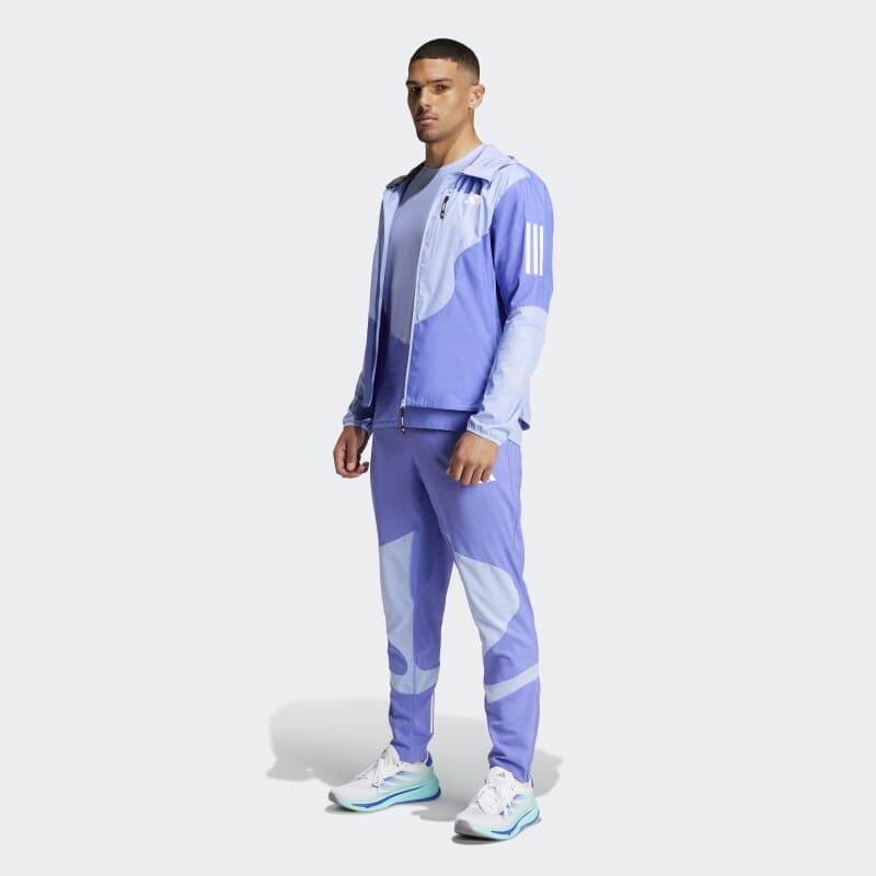 Remera Adidas Own The Run Colorblock AEROREADY Azul