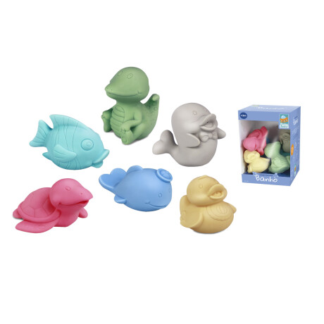 ANIMALES ROMA MARINOS P/BAÑO CAJA 12X12X20CM 0121 ANIMALES ROMA MARINOS P/BAÑO CAJA 12X12X20CM 0121