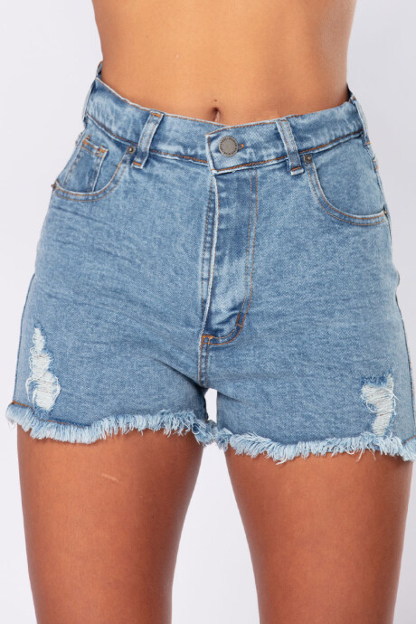 SHORT PILAR REV Azul Medio