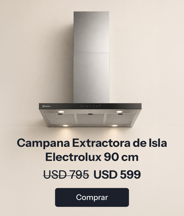 Cuarto Campana Extractora de Isla Electrolux 90 cm EJIL907EXI