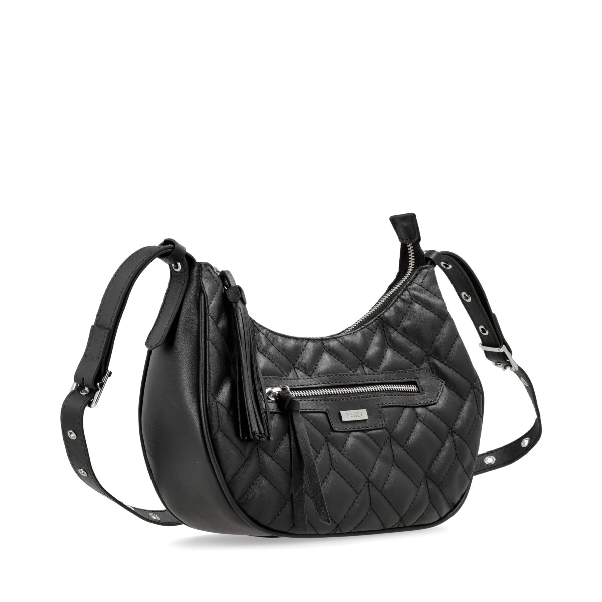 CARTERAS CUERO - VENET TRIVELLA - NEGRO 