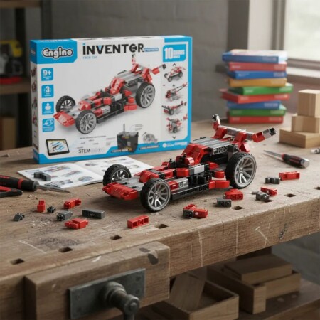 Bloque Lego Para Armar Auto De Carrera + 10 Modelos Inventor Bloque Lego Para Armar Auto De Carrera + 10 Modelos Inventor
