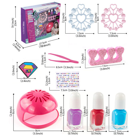 Set Accesorios y Secador De Uñas Set Accesorios y Secador De Uñas
