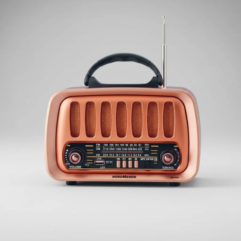 Radio Nordmende Vintage Portátil Am/fm Recargable Radio Nordmende Vintage Portátil Am/fm Recargable
