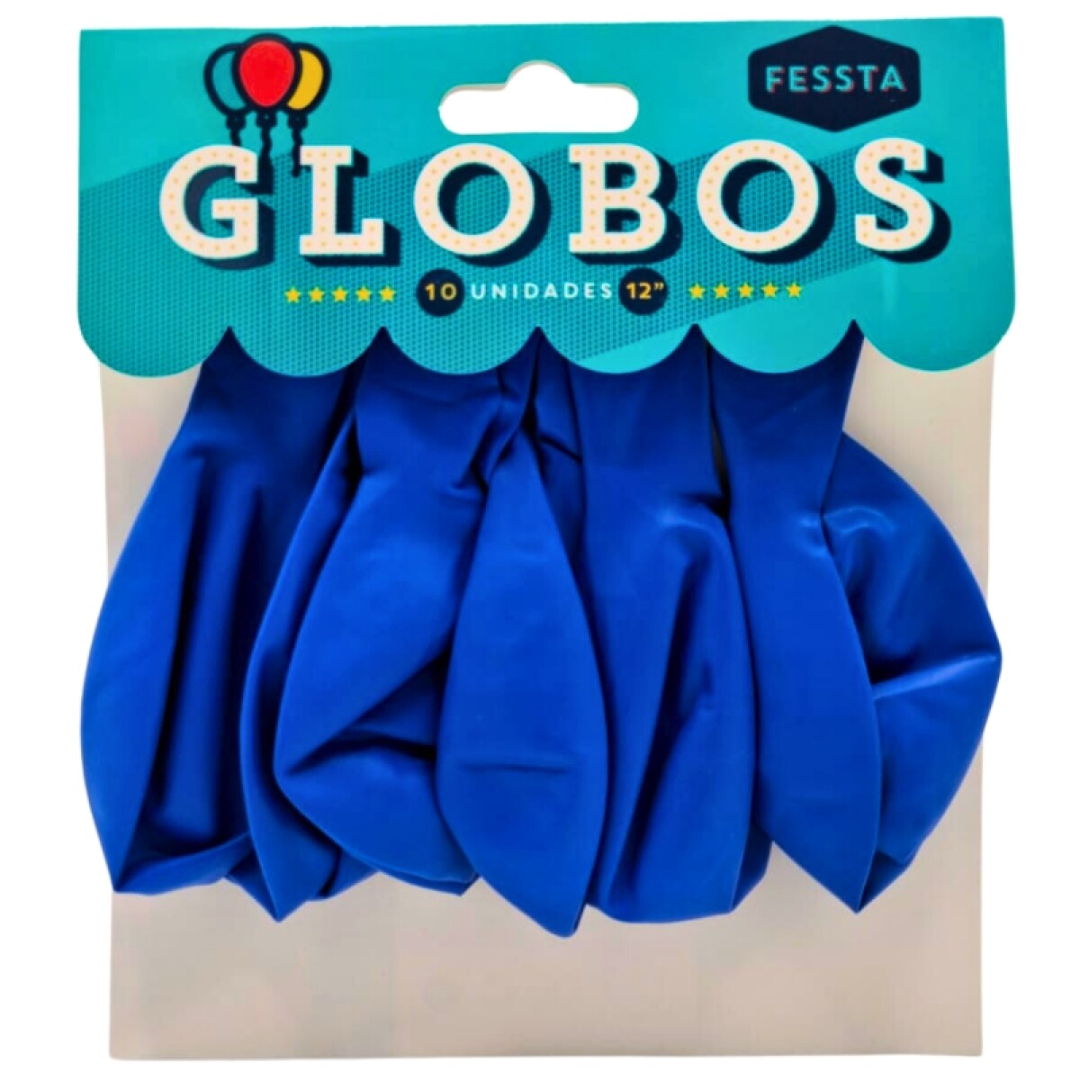 Globos X10 Tamaño R12 - Azul 
