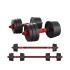 Set Mancuernas Ajustable Regulables 20kg Juego Kit 3 En 1 Disco Pesa Barra Imback Color Negro Y Rojo Set Mancuernas Ajustable Regulables 20kg Juego Kit 3 En 1 Disco Pesa Barra Imback Color Negro Y Rojo