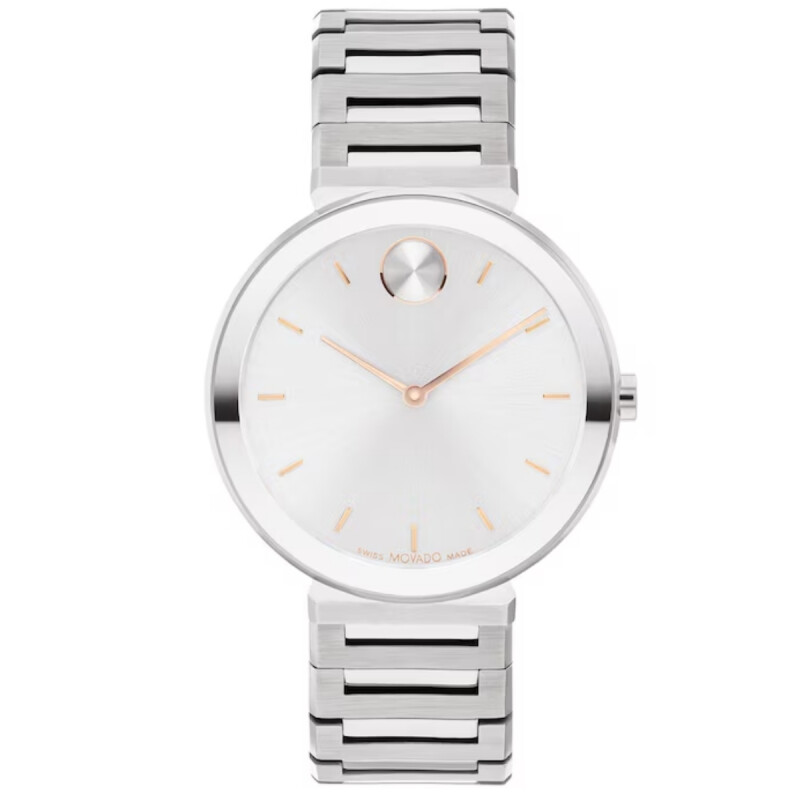 MOVADO DAMA BOLD , MOVIMIENTO SUIZO , DOS AÑOS DE GRANTIA 22m3601090