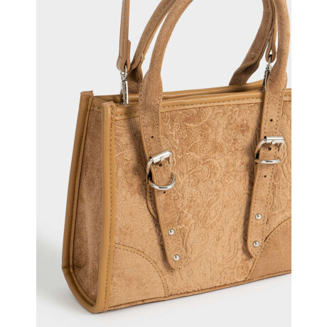Cartera Mini City Chocolate Marron Camel