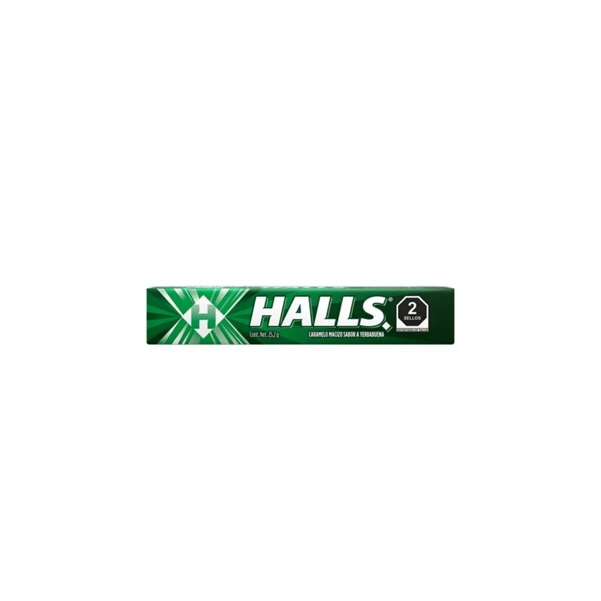 Paquete de Pastillas Halls Yerbabuena 25.2GR 