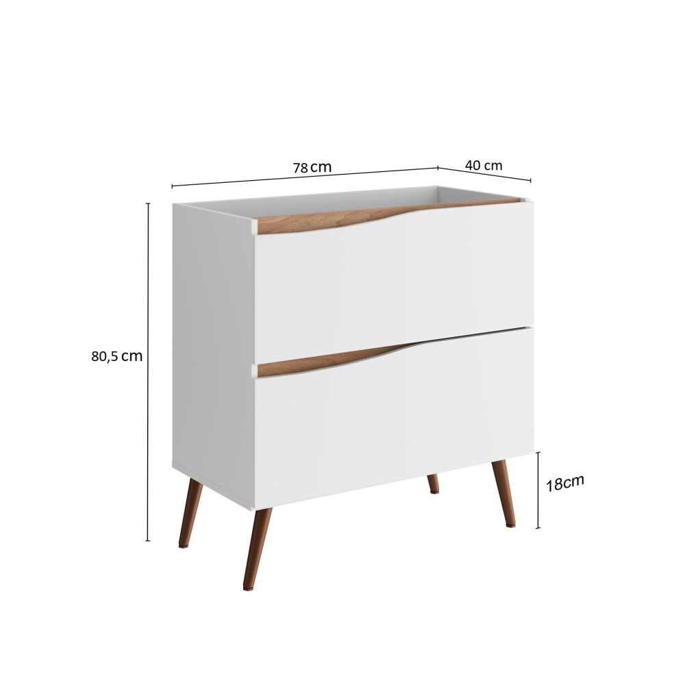 CONJUNTO DE BAÑO MODELO LILLE 80 CM COLOR BCO/TAU CON PATAS / MUEBLE + BACHA + ESPEJO Conjunto De Baño Modelo Lille 80 Cm Color Bco/tau Con Patas / Mueble + Bacha + Espejo