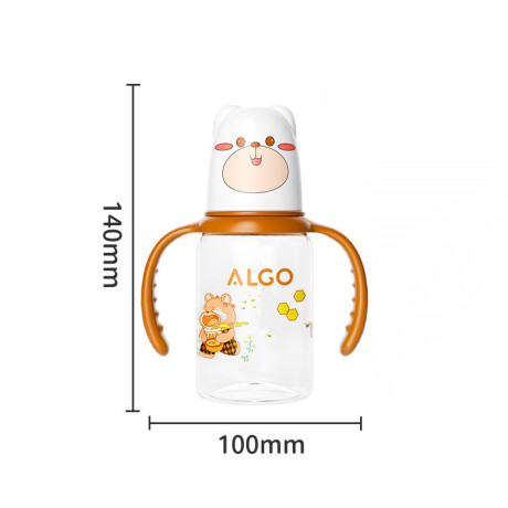 Mamadera Bebé 120ml Con Agarre Panda