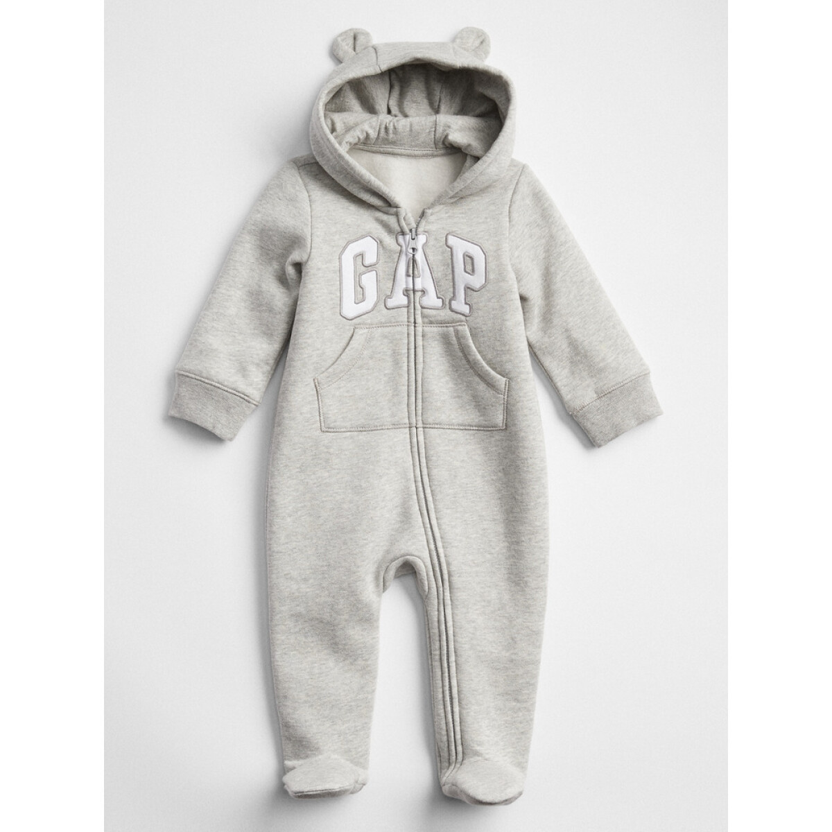 V-U LOGO BEAR 1PC - LIGHT HEATHER GREY B08 