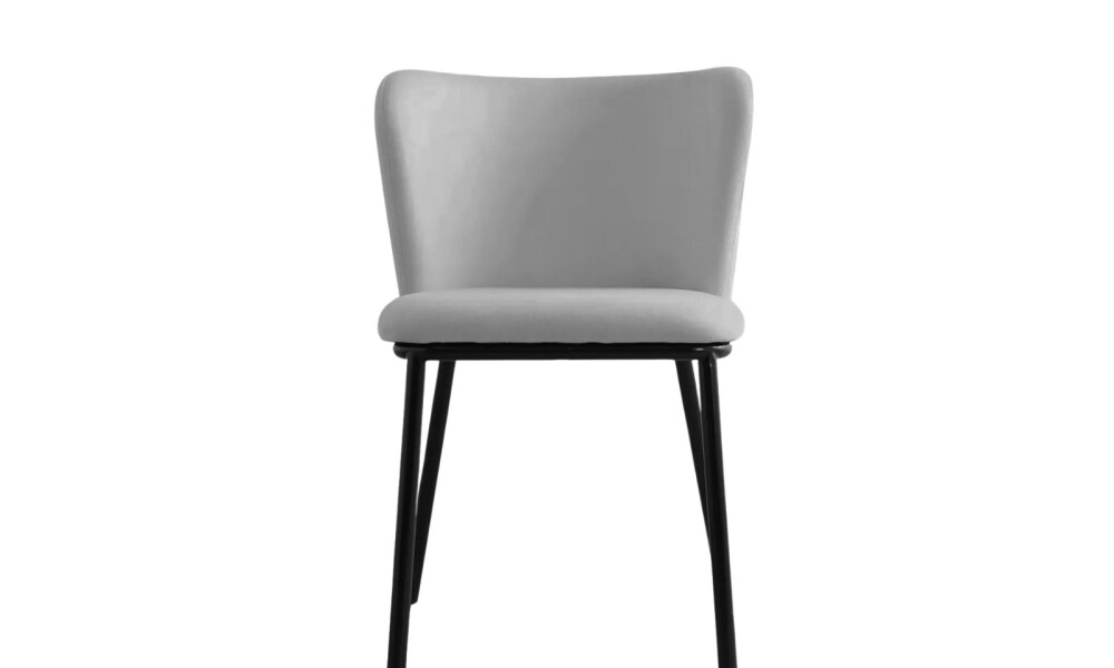 Silla ELINA en Tela Gris