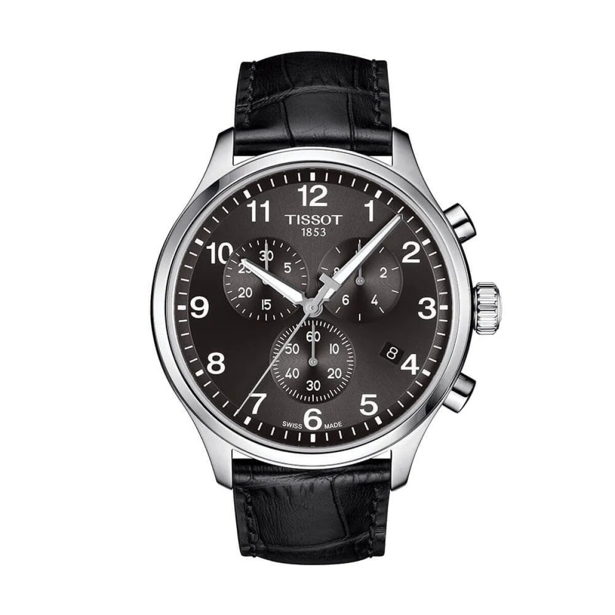 Reloj Tissot Chrono Xl Classic T1166171605700 Para Hombre En Cuero 