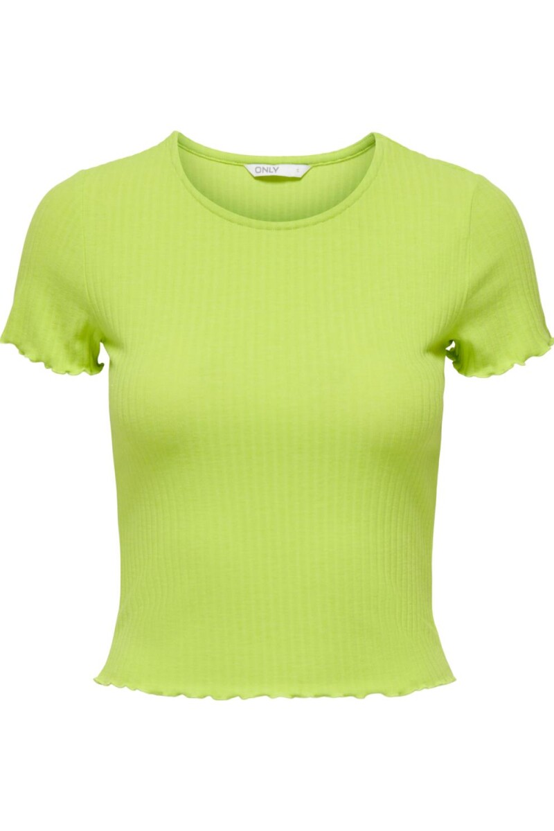 Top Emma Cropped Lime Punch