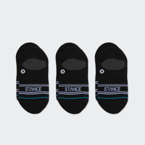 Medias Stance Sero no Show Pack x 3 Negro