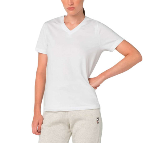 Fila Remera Femenina Basic Blanco