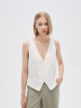 Chaleco Iridis Marfil / Off White