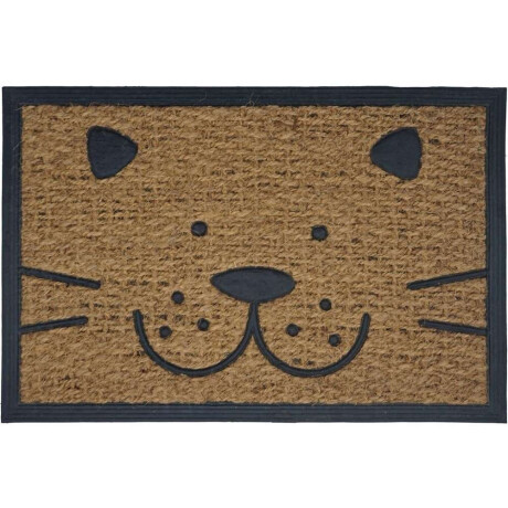 Felpudo Coco/Goma 40X60Cm H.1Cm Gato
