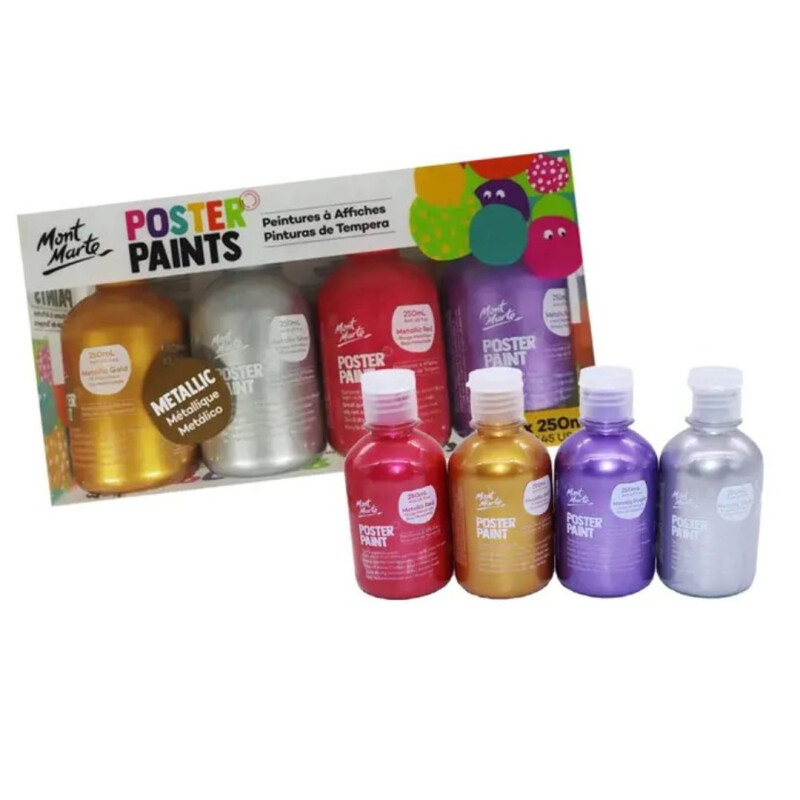 Tempera Poster Paint Secado rapido Mate- Mont Marte Tempera Poster Paint Secado Rapido Mate- Mont Marte