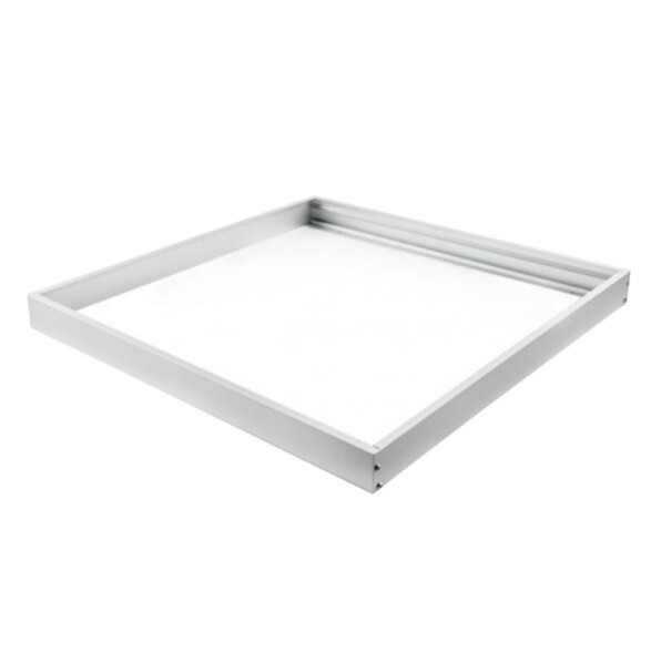 Marco alto blanco p/adosar panel LED 605x605x50mm IX2242