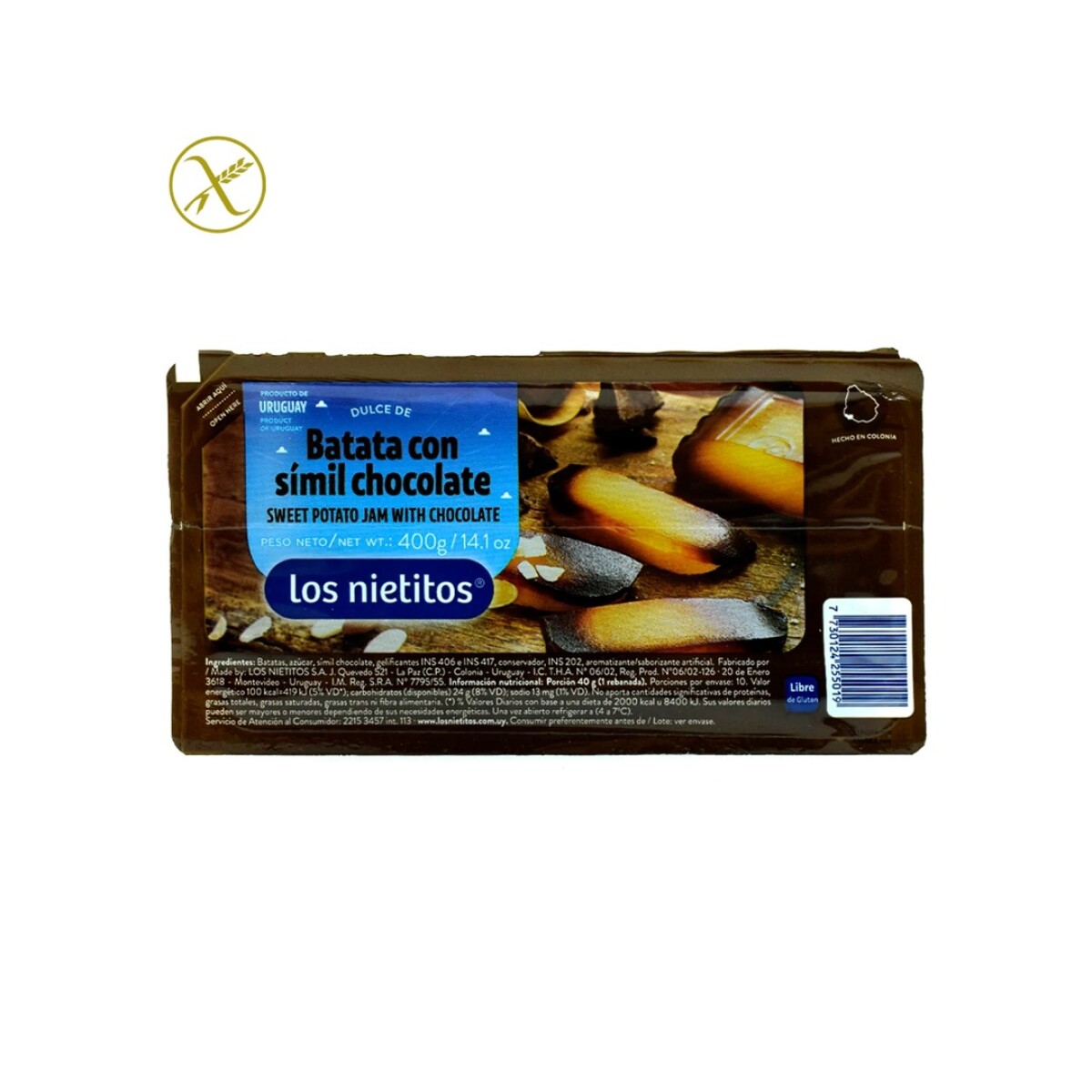 D.LOS NIETITOS BATATA C/CHOCO 400G 
