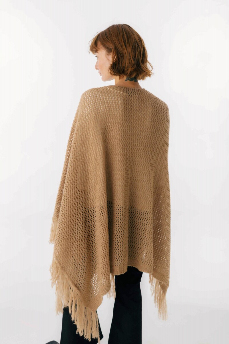 Ruana Helena Beige