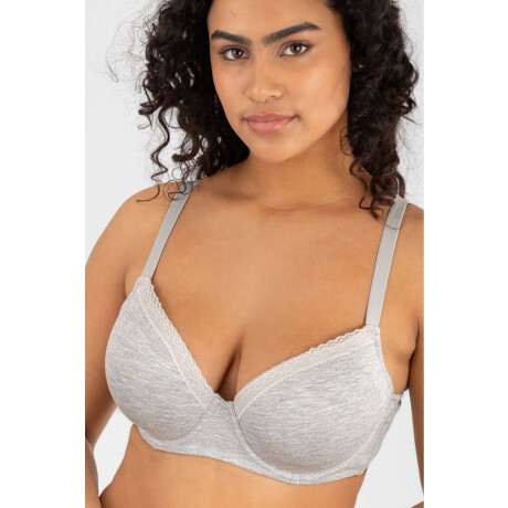 Soutien prefromado copa b&c azucena Gris melange