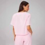 Polo Manga Corta Boxy Mujer Soft Pink