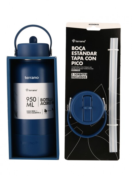 Repuesto Tapa C/Pico Para Botella 950 ML Azul