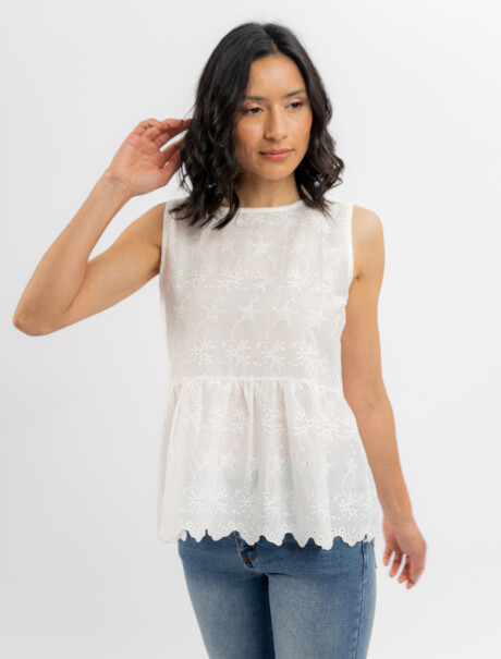 Blusa broderie Aira Blusa broderie Aira