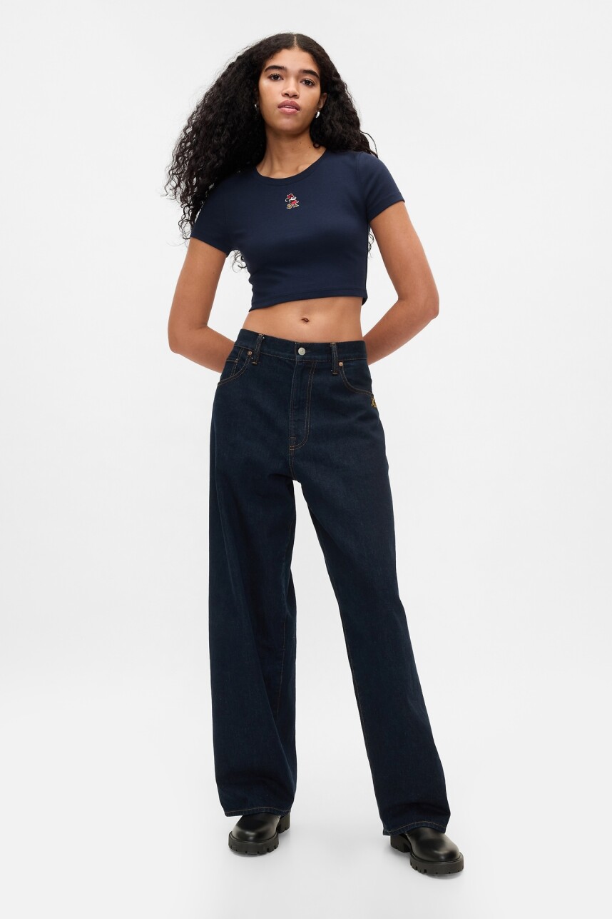 Remera Top Minnie Mujer Navy Uniform