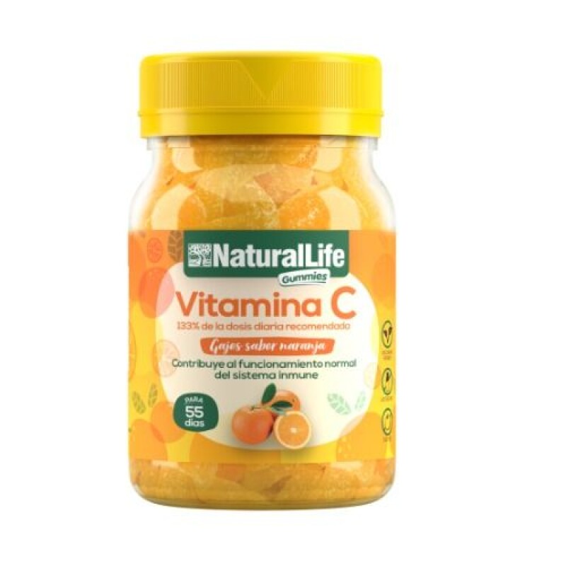 Vitamina C Caramelos Mr Gummy Natural Life 55 unidades Vitamina C Caramelos Mr Gummy Natural Life 55 unidades