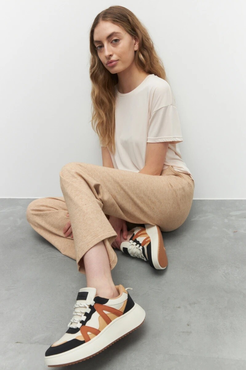 CALZADO D.CASSIN TULLY - BEIGE 