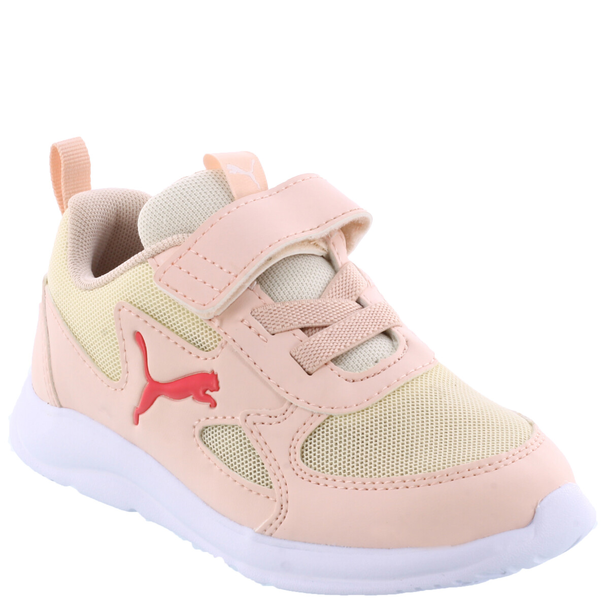 Championes Infantiles Puma Fun Racer Kids - Rosa - Amarillo 
